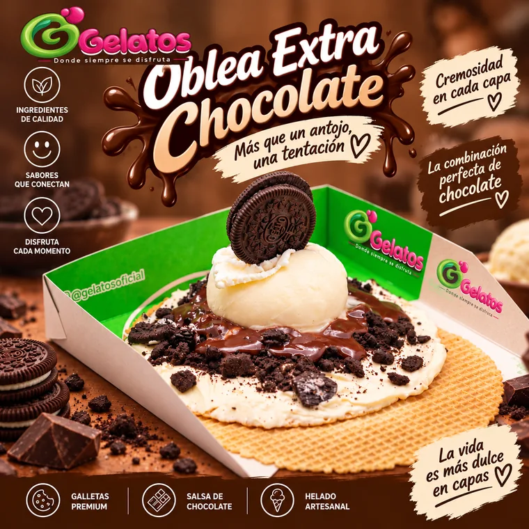 Oblea Extra Chocolate