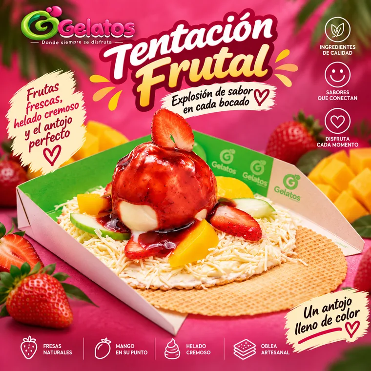 Oblea Tentación Frutal